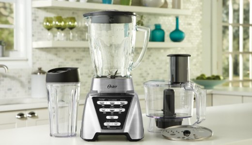 Oster blender and food processor combo with attachments