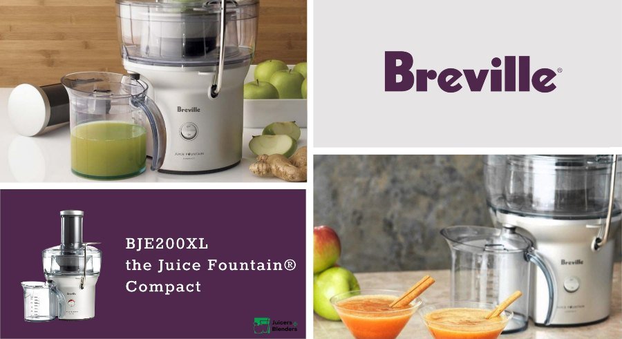 Breville BJE200XL Compact Juice Foutain 700W Juicer Extractor Refurbished 