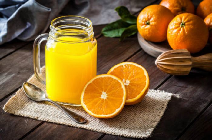 Extracted Juice from Citrus Fruits