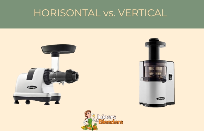 Choose Horizontal or Vertical Omega Juicer